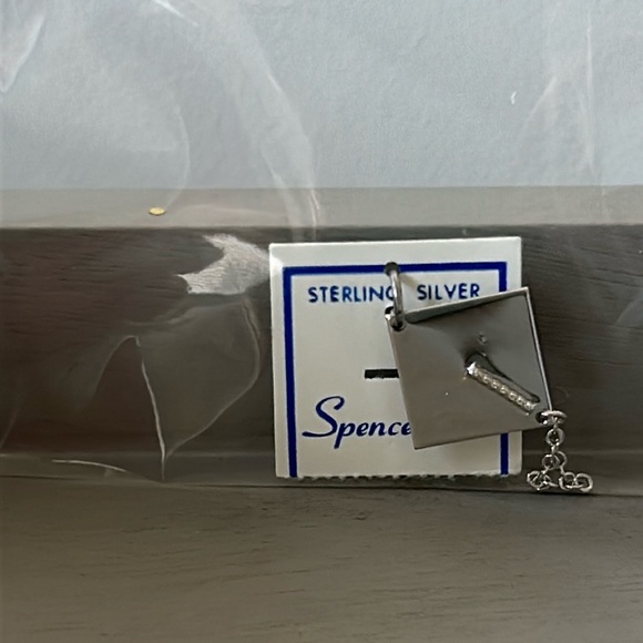 Sterling Silver Charm, Graduation Cap, NWT - Picture 5 of 5